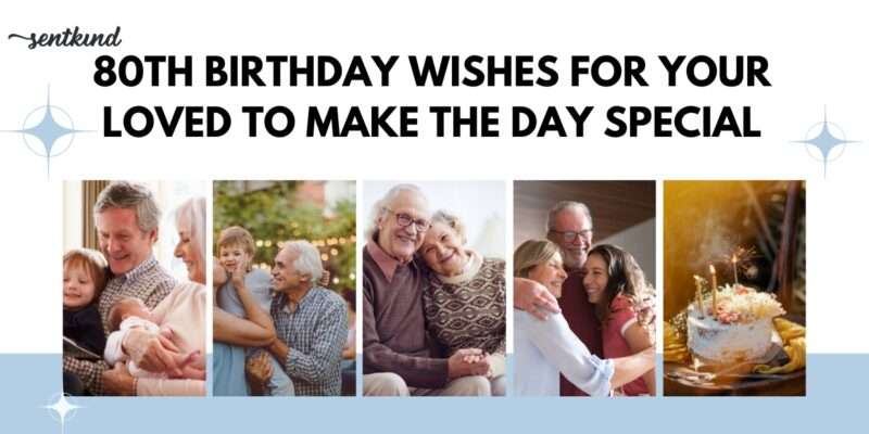 80th birthday wishes