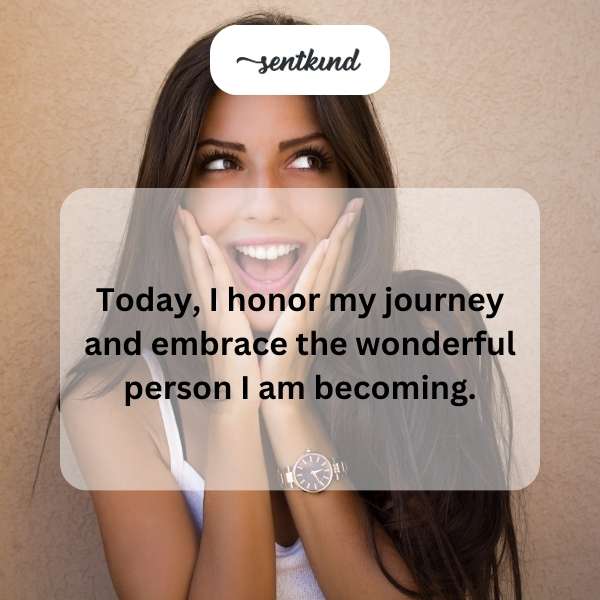 Celebrating my personal growth and the amazing person I'm evolving into.