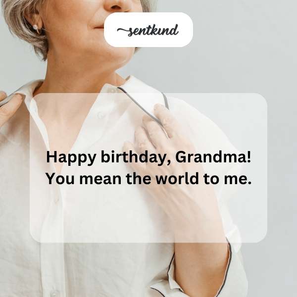 Celebrating a special day with heartfelt wishes for a beloved grandmother.