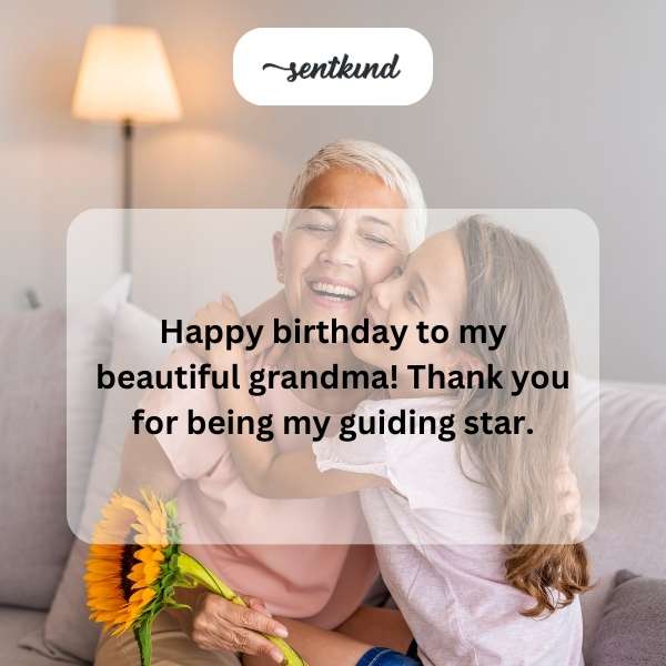 Celebrating my lovely grandmother's birthday with heartfelt wishes.