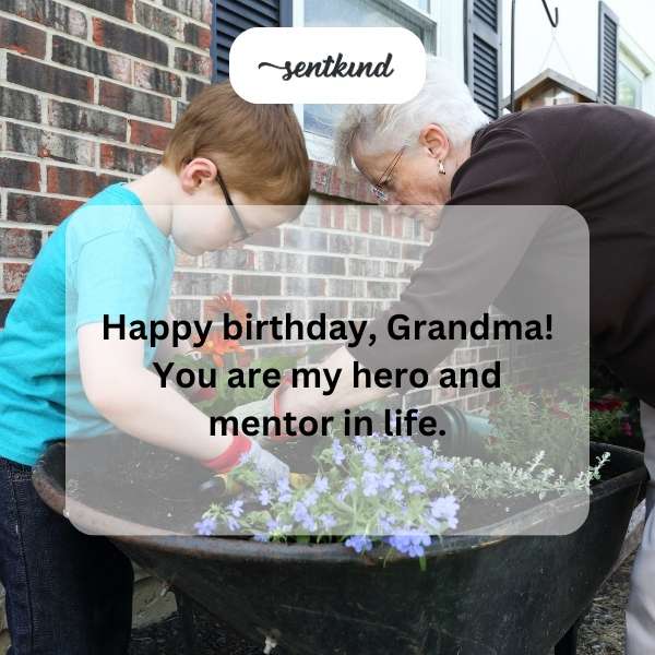Celebrating a special day for a cherished grandmother.
