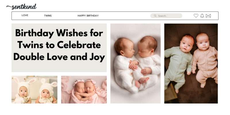 twins birthday wishes​