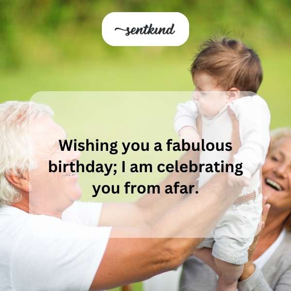 Sending joyful celebrations to my grandson on his special day.