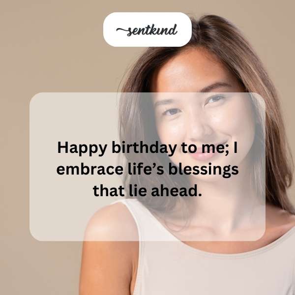Celebrating my special day and looking forward to the future.