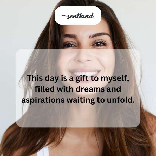 Celebrating my special day with personal dreams and hopes.