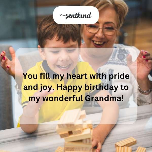 Celebrating the birthday of a cherished grandmother with heartfelt sentiments.