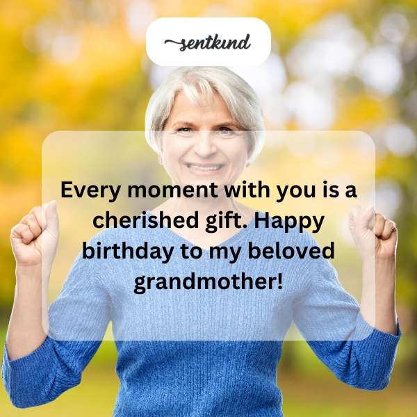 Celebrating a special day with heartfelt wishes for my dear grandmother.