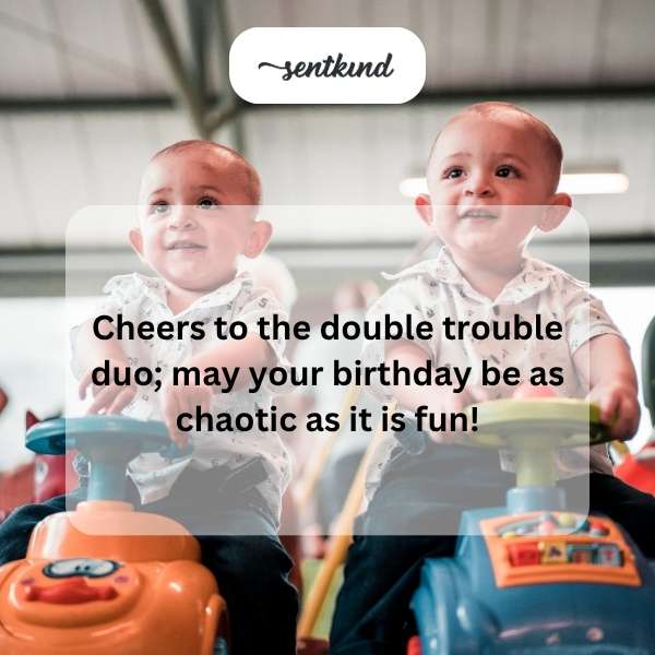 Celebrating the dynamic duo on their special day.