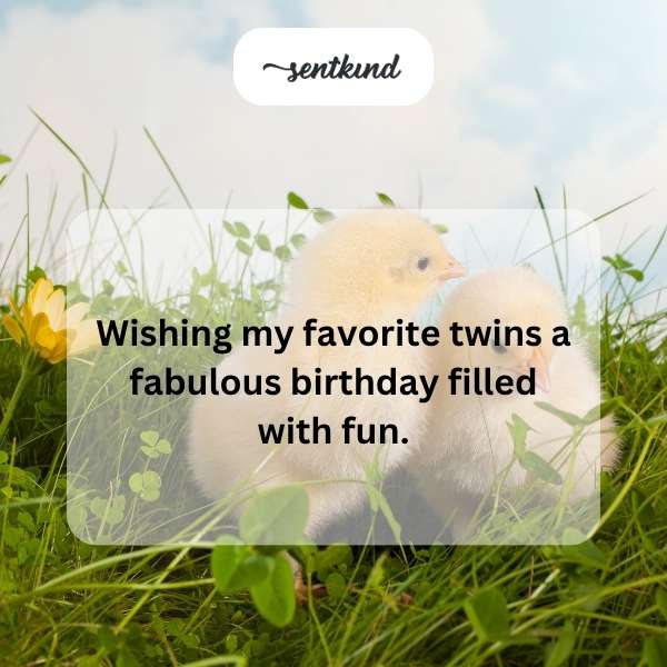 Celebrating the special day of my beloved set of twins with heartfelt joy.