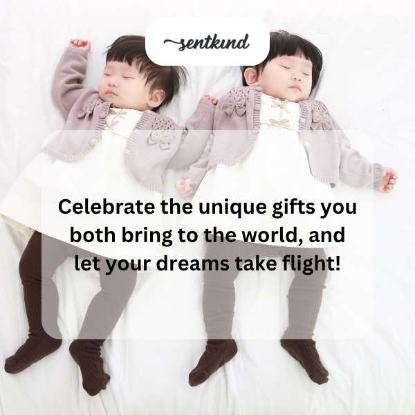 Joyful wishes for the unique day of two extraordinary souls.