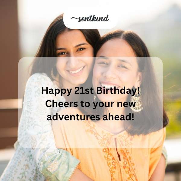 Warm greetings to my beloved goddaughter on her 21st birthday.