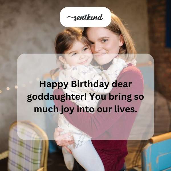Celebratory greetings for our beloved goddaughter on her special day.