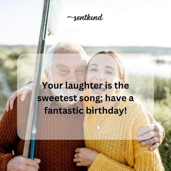 Happy birthday to my dear goddaughter; your joy lights up our lives.