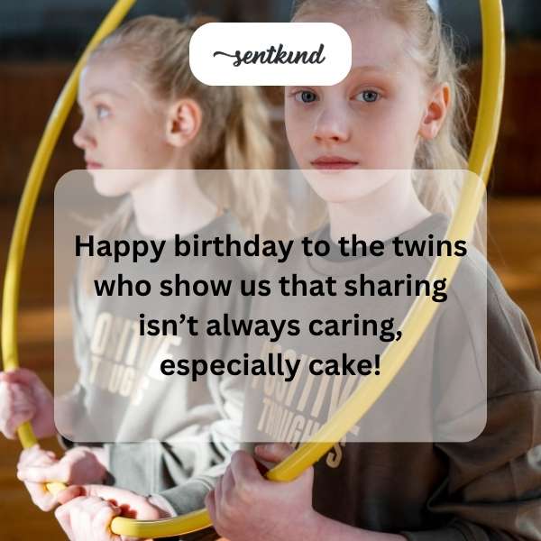 Celebrating the special day of two inseparable siblings with joy and laughter.