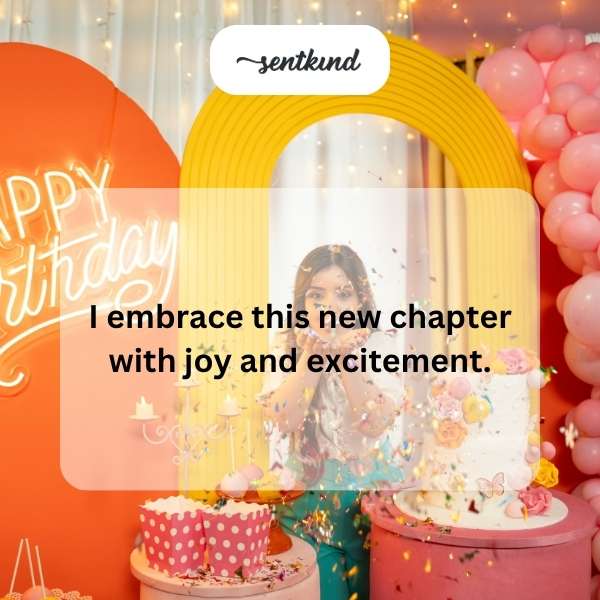 Celebrating another year of life with happiness and anticipation.