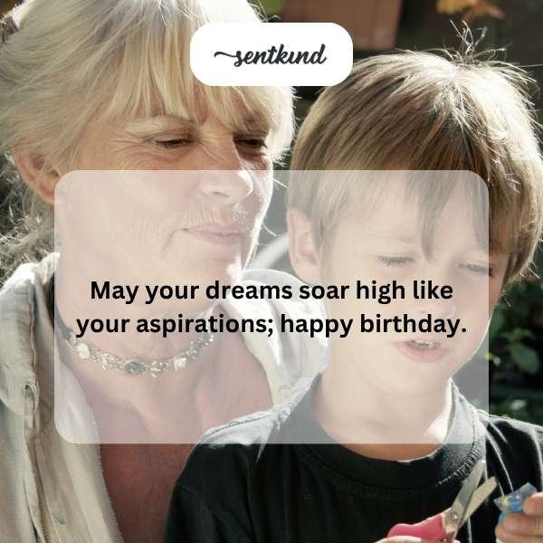 Heartfelt birthday greetings for a beloved grandson.