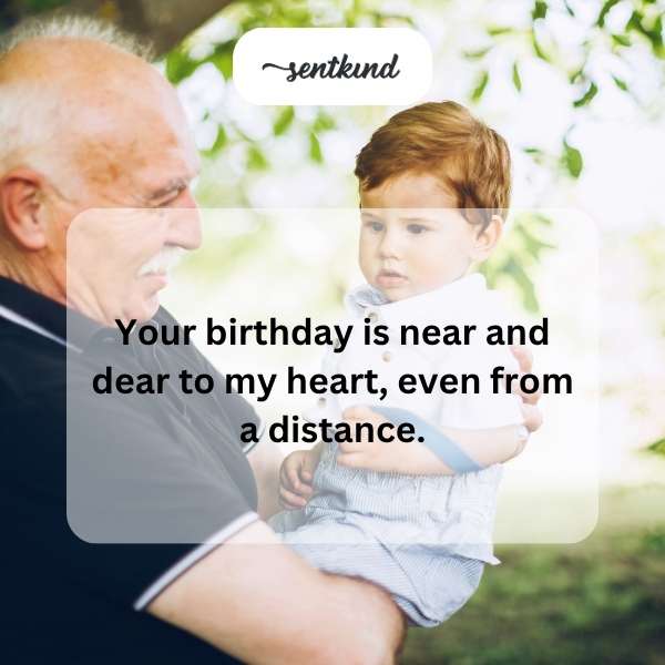 Warm greetings for a beloved grandson's special day.