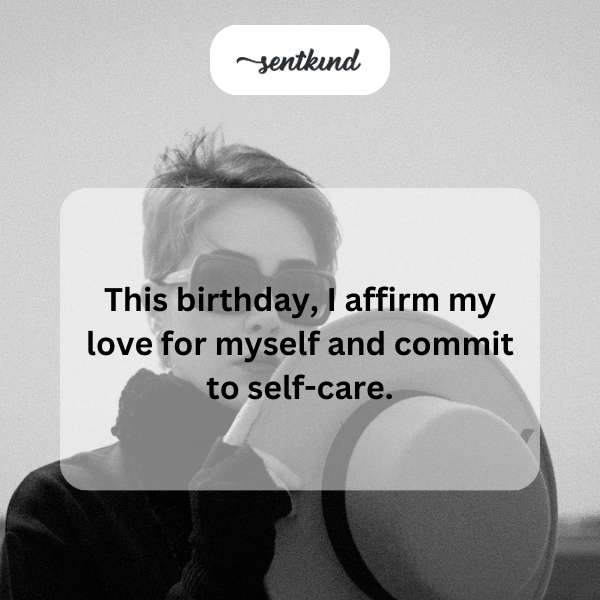 Celebrating my special day with self-love and self-care.