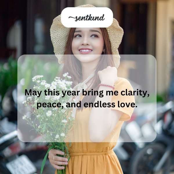 Hoping for a year filled with understanding, tranquility, and boundless affection.