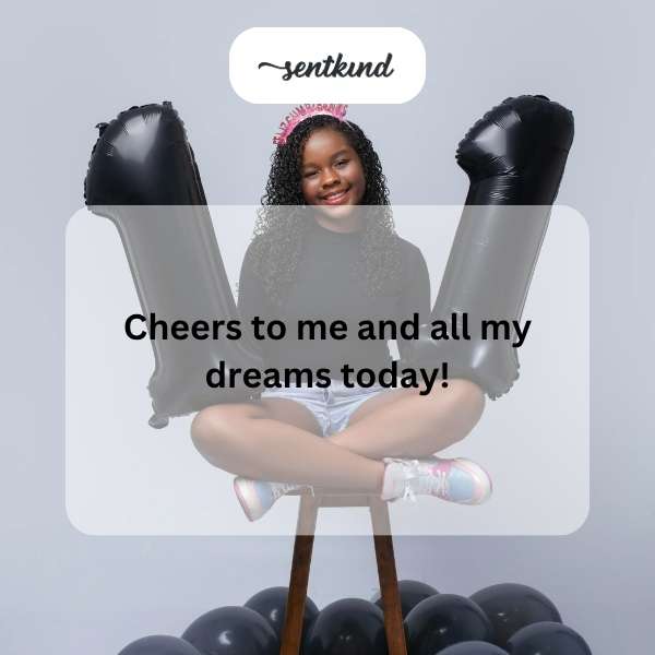Celebrating my special day with heartfelt hopes.
