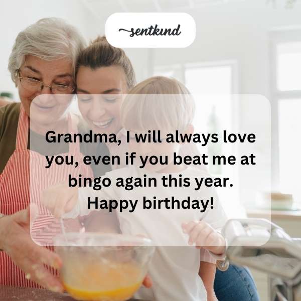 Heartfelt birthday greetings to a beloved grandma.