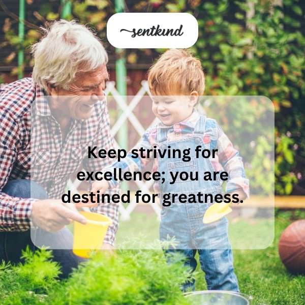 Happy birthday to a grandson who's on the path to greatness.