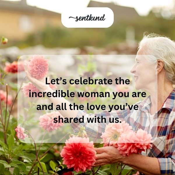 Celebrating a milestone with heartfelt affection and admiration for a 70-year journey.