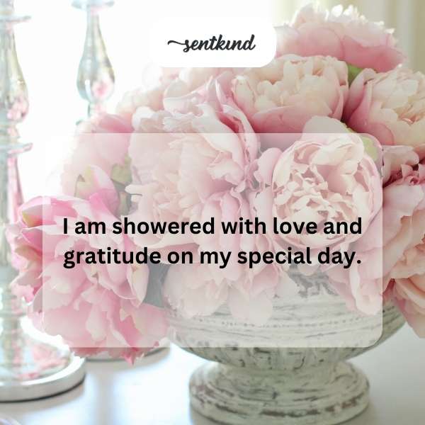 Celebrating my personal day with heartfelt love and appreciation.