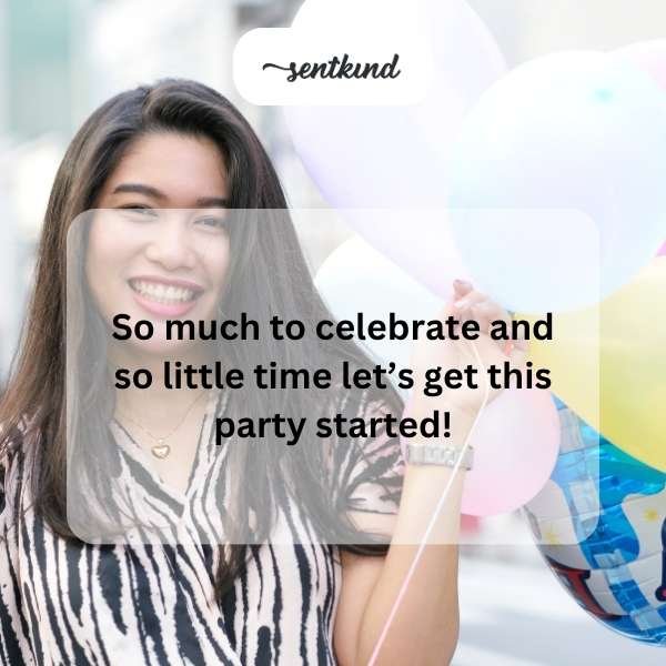 Celebrating my special day with joy and excitement.