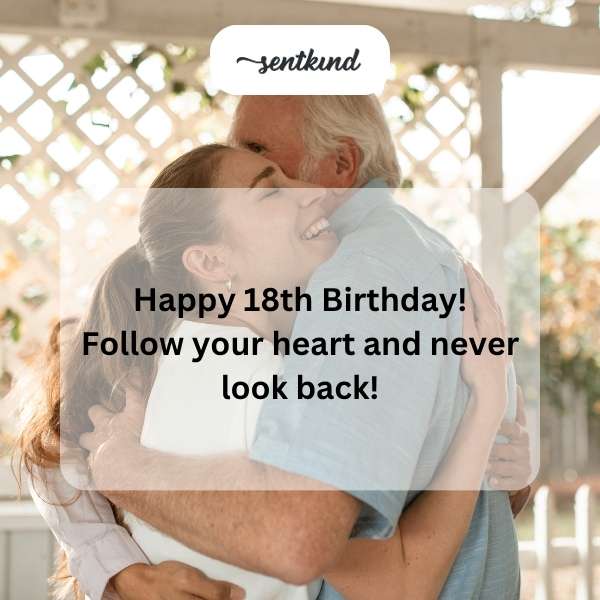 Celebratory message for a goddaughter's coming of age.