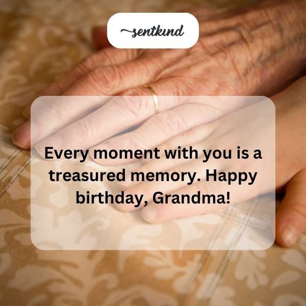 Celebrating the special day of a cherished grandmother with heartfelt affection.