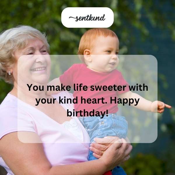 Special birthday greetings for a beloved grandmother.