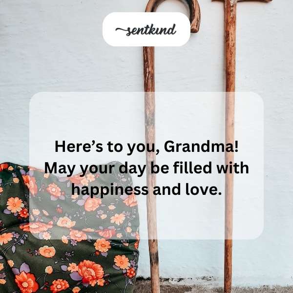 Warm wishes for a joyful celebration of Grandma's special day.