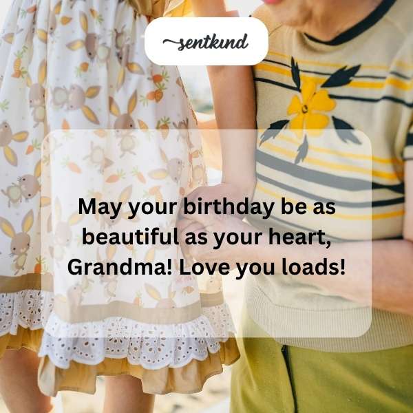 Heartfelt birthday greetings for a beloved grandmother.