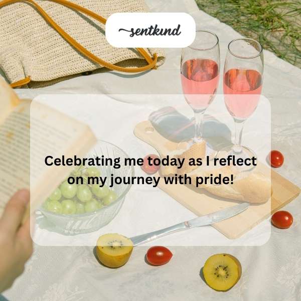 Birthday reflections and self-celebration.