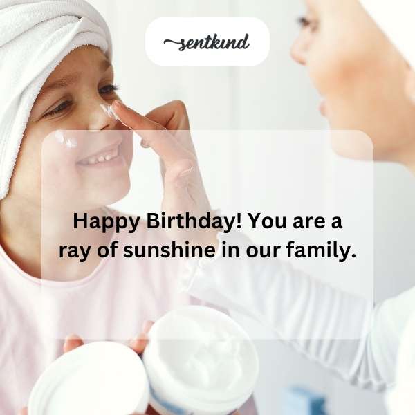 Warm birthday greetings to our beloved goddaughter.