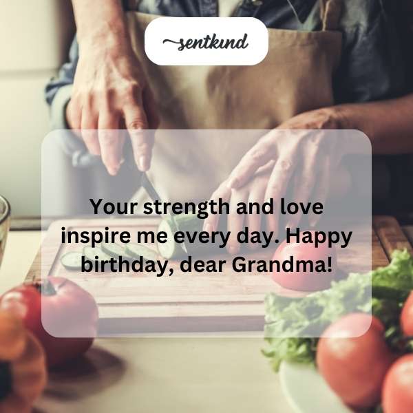 Warm birthday greetings for a beloved grandmother.