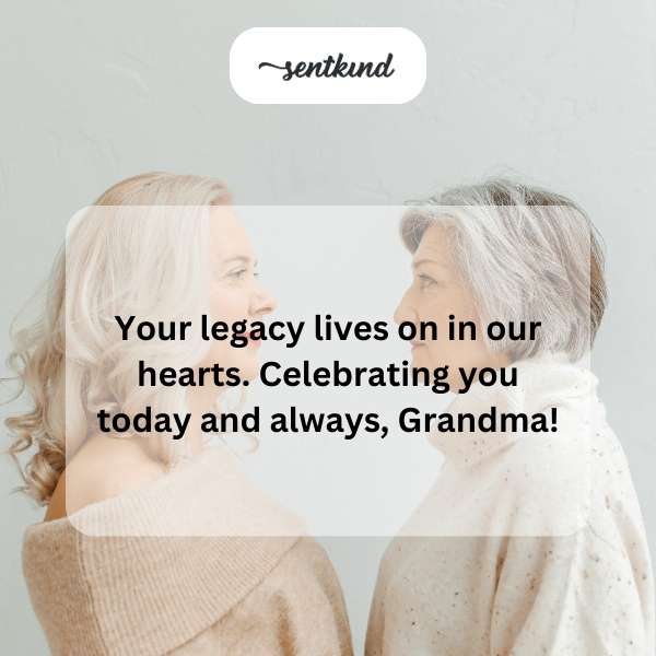 Honoring our beloved grandmother on her special day.