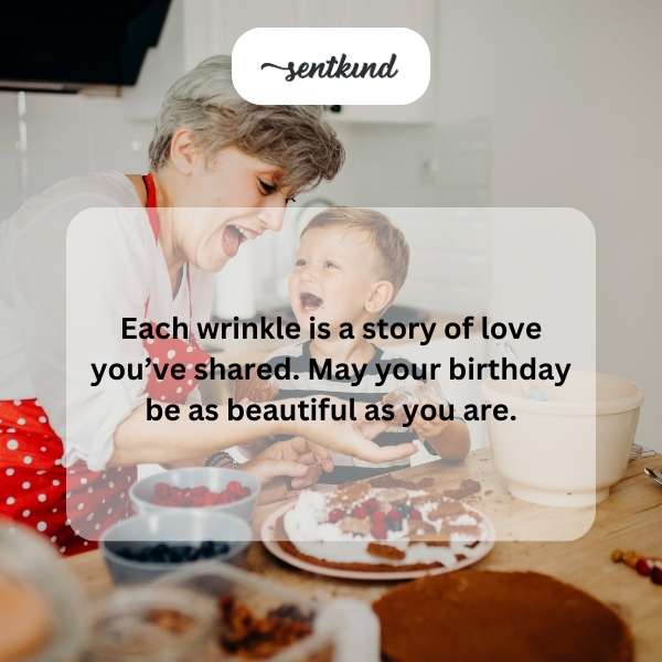 Celebrating a beloved grandma's special day with heartfelt wishes.