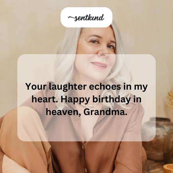 Cherished memories of grandma's heavenly birthday.
