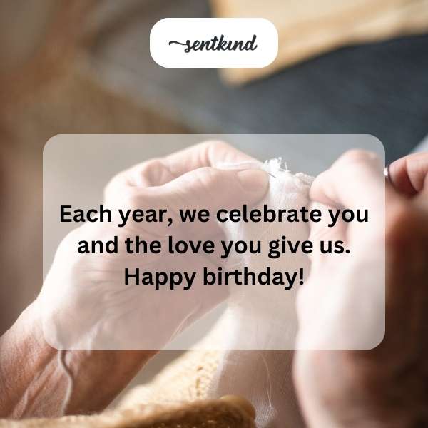 Heartfelt birthday greetings for our beloved grandmother.