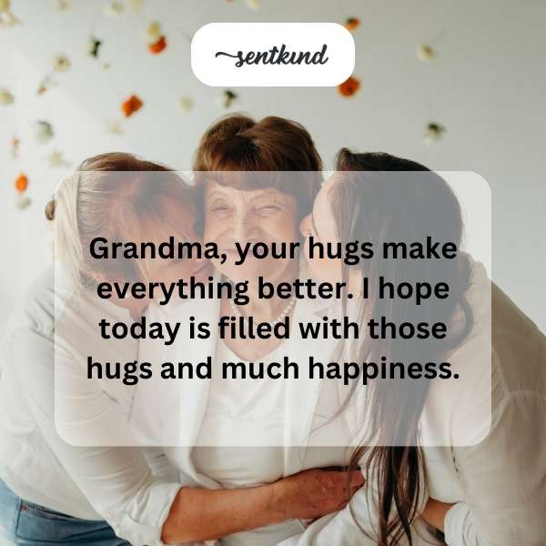 Birthday greetings for a cherished grandmother.