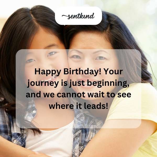Joyful greetings to our cherished goddaughter on her special day.