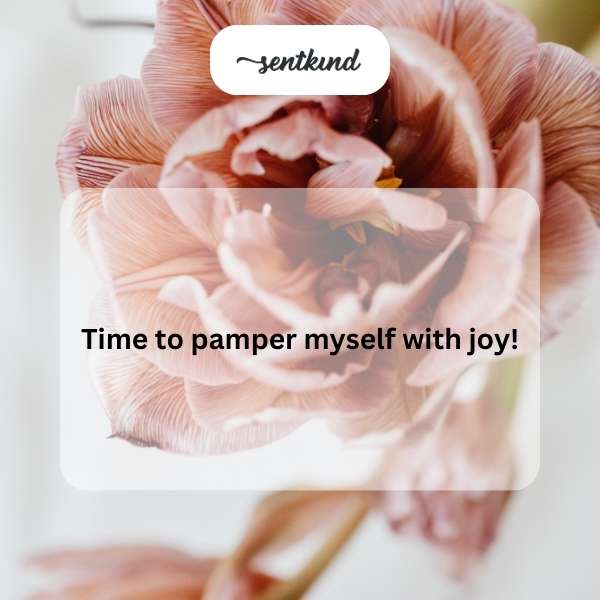 Celebrating my special day with self-love and happiness.