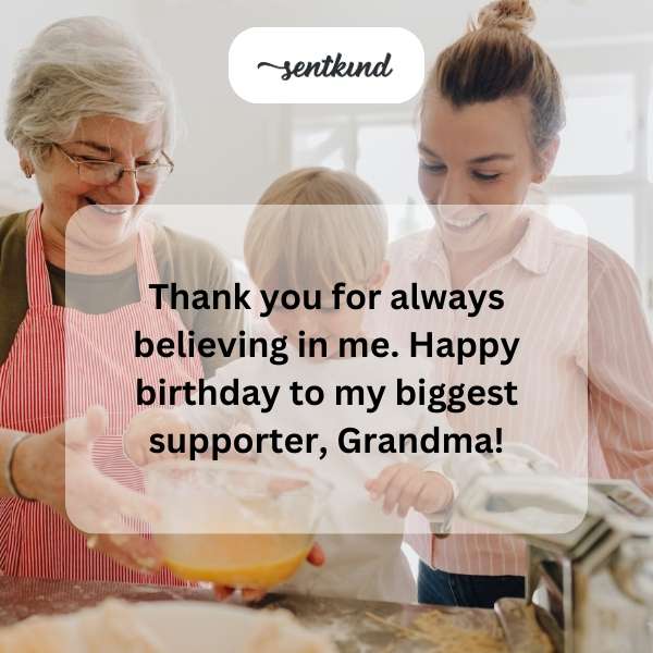 Heartfelt birthday greetings to my beloved grandmother.
