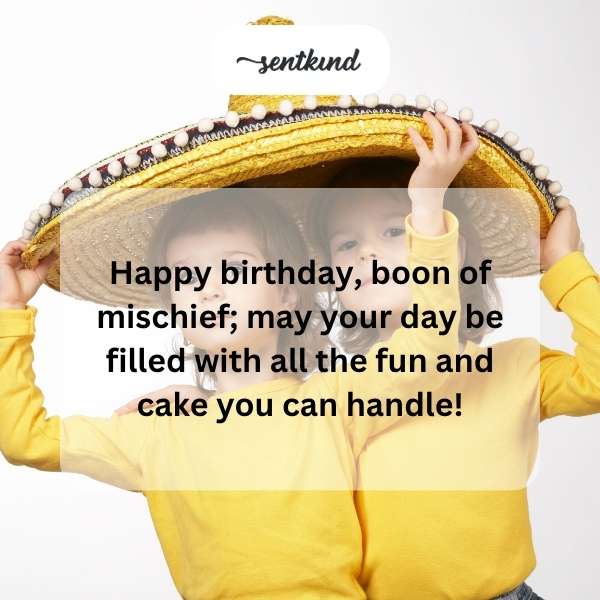 Celebrating the joy and pranks of twins on their special day.
