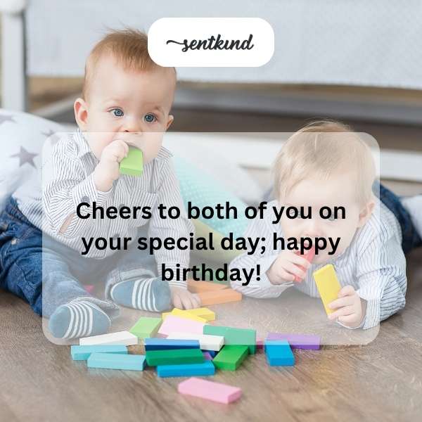 Birthday greetings to the twin siblings celebrating today.