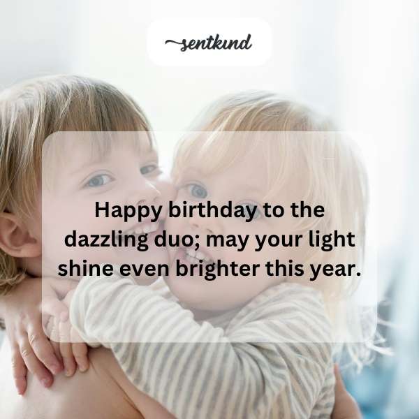 Celebrating the special day of the radiant pair with birthday greetings.