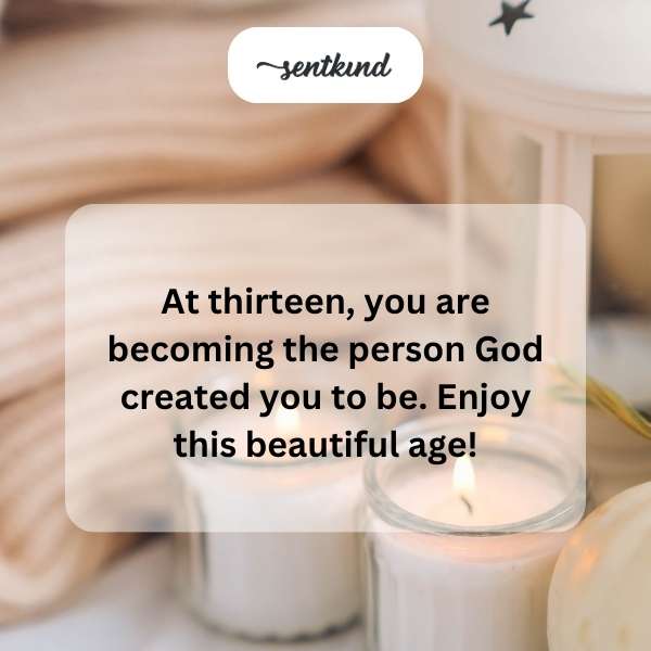Joyous greetings for your 13th birthday!