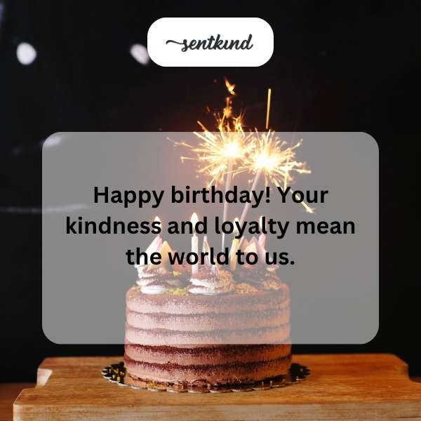 Celebratory message for a beloved son-in-law.